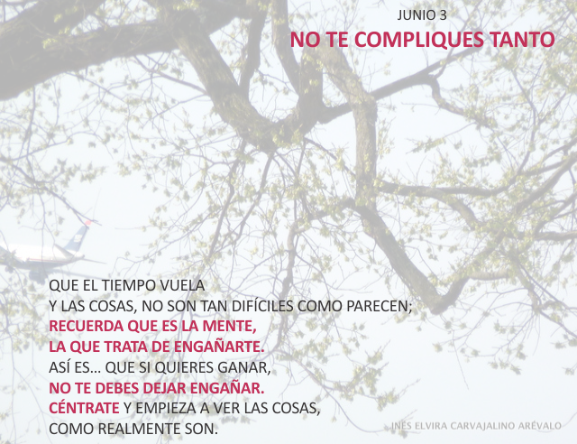 No te compliques tanto